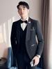 Terno masculino terno masculino vestido formal festa tashiduo vestido adulto noivo casamento traje de padrinho terno masculino