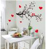 [AY7179] Novos adesivos de parede românticos Love Bird criativos adesivos decorativos de cabeceira da sala de estar