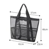 Bolsa de Baño Transpirable y Drenante Almacenamiento Multicapa Neceser Unisex para Baño y Viajes Bolsa de Malla Portátil para Almacenamiento
