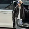 Roupas de Outono para Meninas Jaqueta de Couro Roupas de Outono 2026 Outono Roupas de Exterior Médias e Grandes para Crianças Blusa de Manga Comprida Gola Alta Macacão de Motociclista Roupas Infantis