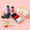 Mini Kit de Costura Portátil para el Hogar Kit de Costura de Alta Calidad para Dormitorio Set Práctico Hilo de Coser Reparación Herramientas Coloridas