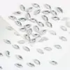 Pedrería para Uñas, Forma de Ojo de Caballo, Base Plana, Forma Irregular, Accesorios DIY, Venta Directa del Fabricante