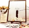 Porta-retrato Europeu Placa de Casamento Placa de Mensagens Acrílica Suporte de Exibição Placa de Bênçãos Decoração de Casamento Atacado
