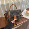 Bolso Transfronterizo para Mujer 2026 Modelo Nuevo Moda de Nicho de Alta Gama Patrón de Espiga Bolso de Mujer Gran Capacidad Bolso de Hombro Cruzado