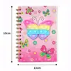 Novo Caderno 32K Silicone Bolha Pop Coil, Caderno Dinossauro Unicórnio, Design Criativo Mini Matador de Ratos