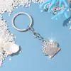 Série Oceano Desenho Animado Tubarão Chaveiro Pingente Acessórios Cravejado com Diamantes Gotejamento de Óleo Modelo Mais Vendido Amazon Aliexpress