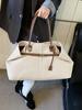 Bolsa de Lona Grande Capacidade Retrô para Mulheres 2025 Nova Tendência Moda Bolsa de Axila Casual Estilo Coreano Bolsa Tiracolo Bolsa para o Dia a Dia