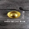 Yuanbao Latão Latão Atacado Fabricantes Suprimentos Enfeites Ouro Imitação Joias Sólidas Presentes Utensílios de Cobre Processo de Descompressão