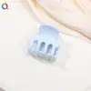 Qi Yue Tamanho Pequeno Silicone Macio Garra de Quatro Dentes Presilha Elegante para Cabelo Presilha para Rabo de Cavalo Parte de Trás da Cabeça Penteado Presilha Tubarão Acessórios de Cabelo Atacado