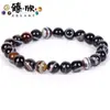 Pulseira de Ágata Multicolorida Disponível 19cm 8mm Vermelho Rosa Lápis Lazúli Ágata Envolvida em Fio Pulseira de Casal Joia para Mão Fábrica Atacado