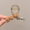 Pinza Grande para el Cabello con Alto Volumen, Aspecto de Alta Gama, Pinza para el Cabello con Moño Mediano, Pinza Grande Acrílica Sencilla, Accesorio para el Cabello para Mujer