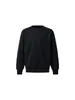 Sudadera casual de cuello redondo para mujer estilo coreano, felpa gruesa para otoño e invierno, manga larga elegante, corte holgado, retiene el calor, prenda básica versátil