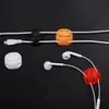 Organizador de cables de conejo cable cable cable de datos cable de auriculares soporte para cables de auriculares rack de organización de concentrador almacenamiento entrada única