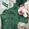 Caminho de Mesa Amazon Voile Bali Estilo Boêmio Decoração de Mesa para Festa de Aniversário Toalha de Mesa Plissada Torcida Atacado