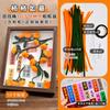 Kit de Artesanato DIY Bastão Torcido de Caqui para Feriados - Pequeno Presente DIY Buquê Premium de Flores de Caqui