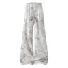 ACU Moda Masculina Veludo Calça Larga Streetwear Calça Suja Homem 2026 Outono/Inverno Nova Marca Americana Tendência Calças Casuais Homem