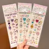 Pegatinas de Diamantes para Niños, Pegatinas de Gemas para Niñas, Pegatinas Faciales de Maquillaje para Escenario, Pegatinas 3D de Cristal para la Frente de Princesa, Pegatinas de Cristal