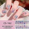 Parche adhesivo para uñas 3D resistente al agua, fresco y pequeño, de gel sin hornear, desmontable y usable, adhesivo completo para uñas para mujer