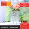 Vaso caixa de flores acrílica transfronteiriça vaso acrílico para mesa de jantar vaso de vidro orgânico estilo simples ins