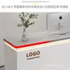 Balcão de bar, balcão de caixa, design moderno pequeno e simples, adequado para salões de beleza, lojas de roupas, barbearias, recepcões de empresas