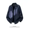 Otoño 2026 Nuevo Chaqueta Piloto de Color Sólido Holgada con Cuello Alto Moda Juvenil Casual Cárdigan Ropa Exterior Hombre