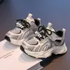 Zapatos para Niñas 2026 Primavera Nuevas Llegadas Zapatos Deportivos de Princesa para Niños Malla Transpirable Zapatos de Papá para Niñas Niños Grandes Correr