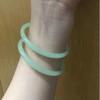 Pulsera Estilo Chino Nuevo Pulsera Estilo Antiguo Accesorios Hanfu Pulsera de Cascabeles de Un Paso Pulsera de Vidrio Imitación Calcedonia para Niñas
