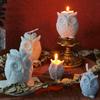 Molde de Silicona para Vela Aromática de Búho Wenxin DIY Hecho a Mano Animal Yeso Herramienta de Molienda Venta al por Mayor Molde de Pellizco DIY
