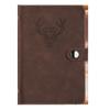 Em estoque A7 Binder Case Simples Criativo Caderno Portátil Portátil Livro de Bolso Livro de Selos de Viagem