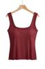 Camisola Europea y Americana de Gran Tamaño para Primavera y Verano, Ropa Exterior Ajustada para Mujer con Copas y Tops sin Mangas