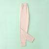 Pantalones cálidos a rayas para niños otoño e invierno 2024 niños grandes y niñas Dejia terciopelo base pantalones de otoño punta cepillada pantalones para casa