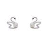 Aretes de Plata Esterlina S925 Celebridad de Internet Creativos Gota de Agua Aretes de Perlas Estilo Coreano Elegantes Aretes de Cristal para Mujer Venta Directa de Fábrica