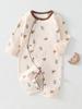 Mono de bebé de pecho cruzado Categoría Primavera y Otoño una Bata de algodón puro de manga larga Ropa interior para dormir Ropa para gatear Ropa para recién nacidos