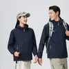 Chaqueta de trabajo impermeable transfronteriza, cortavientos deportivo y casual para hombre con capucha, chaqueta de invierno cortavientos, hecha a medida