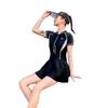 361 Traje de baño para mujer de verano profesional conservador de una pieza 2025 nueva moda cubre vientre adelgazante look natación