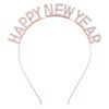 Nuevo Feliz Año Nuevo diadema accesorios diadema decoración de pastel letra Feliz cumpleaños diadema de fiesta