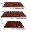 Decoración de Fábrica Pastel Alfanumérico Dulces Silicona Chocolate Molde para Hornear Silicona Pegamento de Cristal Bandeja de Hielo Molde
