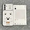 Funda para cachorro con línea de piel de cordero electrochapada, adecuada para Samsung S26, S24 Ultra, S25, con ventana de visualización grande y protección anticaída