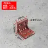 Conector de Código de Ángulo de Plástico Engrosado para Gabinete de Muebles Soporte de Refuerzo Triángulo Recto de 90 Grados Soporte para Estante de Gabinete de Baño