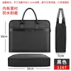 Pasta Yisheng Logo Personalizado Bolsa para Documentos de Negócios Pasta Masculina com Porta-Garrafa Bolsa de Mão de Grande Capacidade