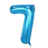 Globo digital de aluminio grande de 40 pulgadas independiente transfronterizo versión de EE. UU. cuerpo delgado Globo digital Decoración de fiesta de Amazon