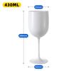 Copa de Vino Acrílica Creativa de Aspecto Elevado, Vaso Alto Transparente de Plástico de una Pieza para Vino Tinto, Copa de Champán con Logo Imprimible