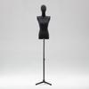 Tienda de Ropa Estilo Coreano Negro Hombro Plano Maniquí para Escaparate Figura Maniquí de Hombro Recto Figura Maniquí de Cuerpo Completo Soporte de Exhibición