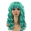 Peluca Larga Rizada Estilo Harajuku Japonés Transfronteriza con Flequillo Lateral, Cabello Largo Ondulado, Varios Estilos