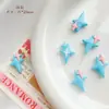 Estrella Cruzada Divertida de Colores Estrella Centelleante Cadena para Teléfono Móvil Pulsera Accesorios de Material para Joyería