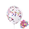 Globos Transparentes con Lentejuelas de 12 Pulgadas Accesorios de Decoración de Cumpleaños Suministros para Fiestas de Boda Globos de Decoración de Escena Venta al por Mayor