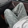 Jeans retro de estilo americano con estampado completo de jacquard de letras para hombre, populares pantalones largos de moda para jóvenes de primavera y otoño para hombre
