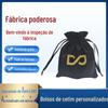 Novo saco de jóias de cetim preto serigrafia saco de mão com fundo e lado pacote de embalagem universal saco de jóias de bolso atacado