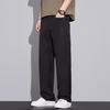 Pantalones casuales de algodón Primavera y Otoño Marca de moda Pantalones rectos americanos Primavera 2025 Nuevo pantalón de bobina Pantalones de hombre