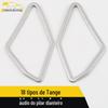 Adequado para 18 Tange Coluna Frontal Áudio Círculo Brilhante Tange Aço Inoxidável A- pilar Tampa de Chifre Moldura Decorativa Patch Decorativo